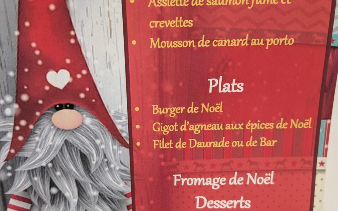 Repas de NOËL 2024 préparé par les agents : un vrai délice !